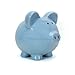 Child to Cherish Ceramic Piggy Bank, Blue