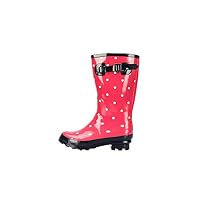 MleNR Ladies Rain Boots Fashion Rain Boots Waterproof Non-Slip Water Shoes Adult Students Women