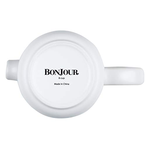 BonJour Coffee & Tea Ceramic French Press Coffee Maker, 8DemitasseCup