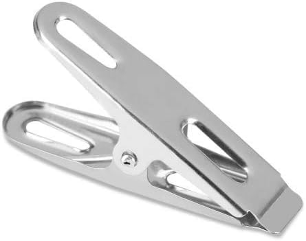 Clothes Clamps Rust-Resistant Stainless Steel Clothes Pegs Multi-purpose Windproof Clip Pegs for Laundry Hanging Blanket Towel (20Pcs)