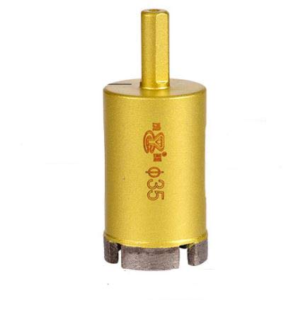 Yaowanguan Diamond Drill Bit Hole Saw Tools for Glass/Tile/Ceramic/Marble/Porcelain/Concrete/Granite Cutting Opening - 35mm Diamond Coating Drill Bit