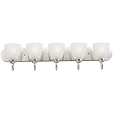 Maxim Axis-5 Light Bath Vanity in Transitional style-36 Inches Wide by 7.63 inches high