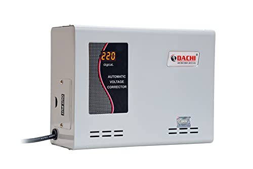 DACHI 3 KVA Voltage STABILIZER for 1 TON AC from Working Range 80V-280V (Suitable for Both Inverter &amp; Non-Inverter AC Either Split OR Window) Sing