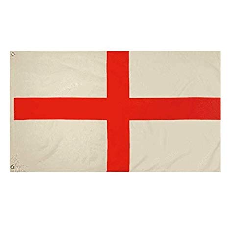 Toyland® 5ft x 3ft (150cm x 90cm) St George Cross British Flag Perfect For St George's Day Celebrations