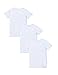 David Archy Men's 3 Pack Micro Modal Undershirts Ribbed Crew Neck T-Shirts