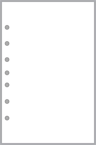 Classic Size Blank Pages, Sized and Punched with 7 Holes for Franklin Covey Classic Notebook (5.5" x 8.5") - Thumbnail 2