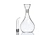 Eleton's Planet Pyriform 14oz Glass Olive Oil Dispenser Bottle, Oil & Vinegar Cruet with Pourers and NO Funnel Needed -Olive Oil Carafe Decanter for Kitchen