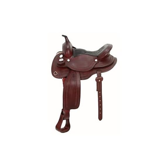Royal-King-Auto-Adjust-Trail-Saddle-165In-Dark-Oi