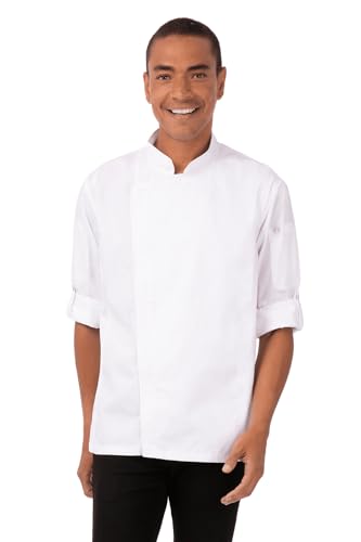 Chef Works Men's Hartford Chef Coat, White, 6X-Large