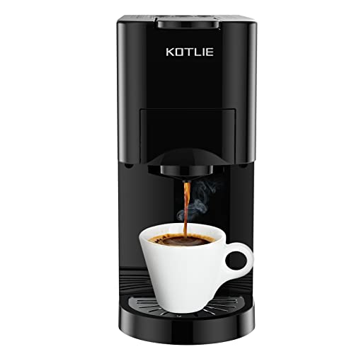 KOTLIE Nespresso Coffee Maker, 3 in 1 Espresso Machine, Single Serve