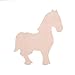 Darice Bulk Buy DIY Wood Cutout Horse 3.5 x 4 inches (36-Pack) 9133-16