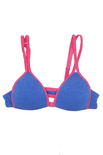 Hanes Girls Wire Free Molded Bra (36A, Denim)