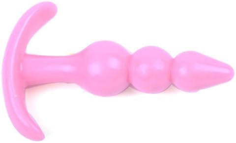 BeHorny Slender Shape Anal Beads Stimulator Butt Plug, Pink, 173YY0005 - Image 4