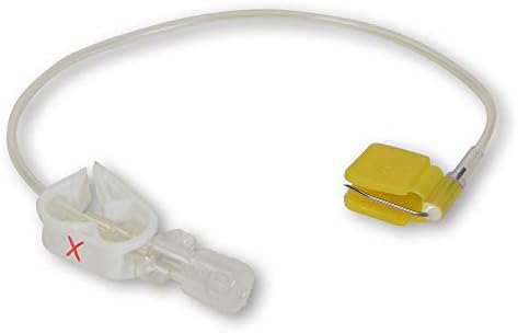 5026-1โ 20G Right Angle Huber Needle with 8โ Extension Set (1 Doz, Non-sterile)