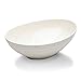 Mikasa Swirl White Oval Vegetable Serving Bowl, 10.5-Inch