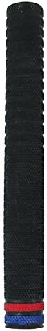 Lalit Cricket Black Color Rubber Grip Bat Handle Replacement Coil Grips – 5 Pieces