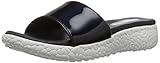 Skechers Cali Women's Burst - Introspect Flat Sandal, Black, 8 M US