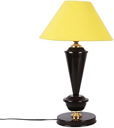Kinora KIN-LS-064 Conical Shade Designer Table Lamp (Yellow)