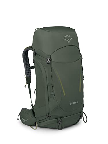 Osprey Kestrel Herren Rucksack, 48L, Bonsai Green, L/XL