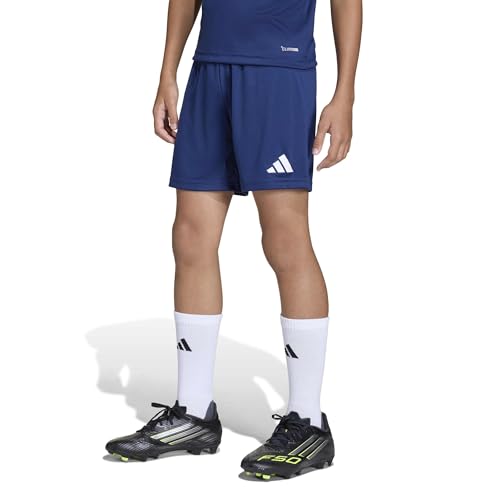 adidas Unisex-Kids Entrada26 Shorts, Team Navy Blue/White, X-Large