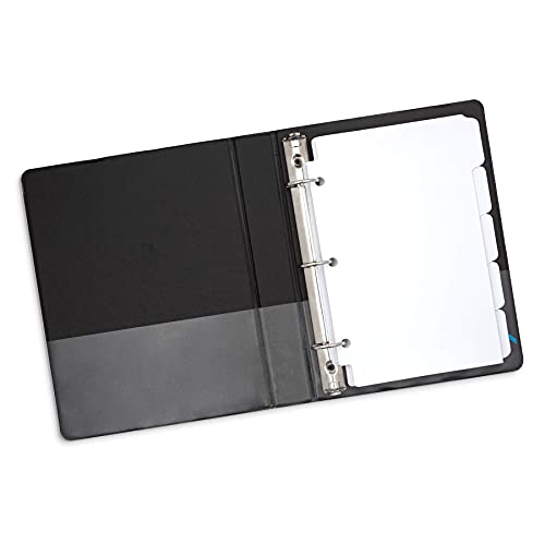 Blue Summit Supplies 5 Tab Mini Tab Dividers, White, 5 Mini Binder