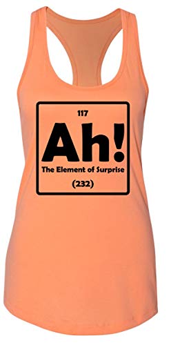 Ladies Tank Top Ah! The Element of Surprise Light