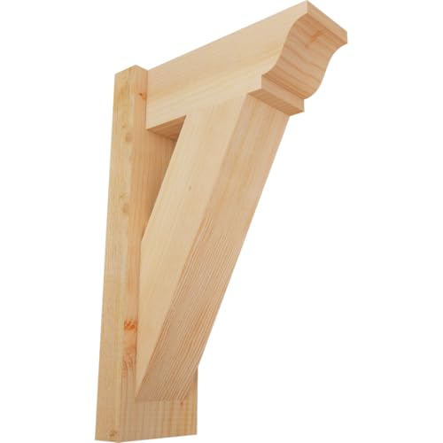 6"W x 14"D x 22"H Traditional Traditional Rough Sawn Outlooker, Douglas Fir