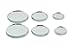 Small Mini Round Craft Mirrors Bulk Assortment 1/2, 3/4 & 1 inch 100 Pieces Mirror Mosaic Tiles