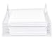 Perfect Life Ideas 10 Pack Stackable T Shirt and Document Organizer, Clothes Storage Organizers for Closets - Pull Out Tshirts Without Messing Other Clothes