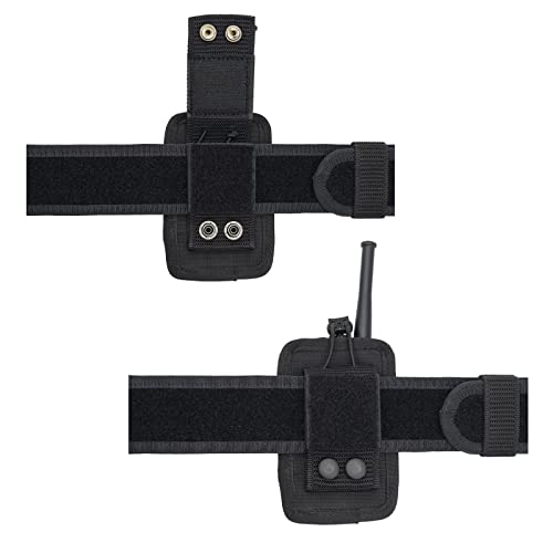 Dotacty Universal Radio Holder Tactical Radio Pouch for Duty Belt Two