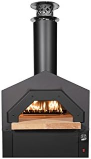 Chicago Brick Oven Americano Wood-Fired Outdoor Pizza Oven Hybrid, Countertop (Natural Gas, Dark Roast)