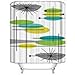 BMALL Mid Century Modern Waterproof Polyester Fabric Bathroom Shower Curtain Design Set with Hooks 72X84 inches
