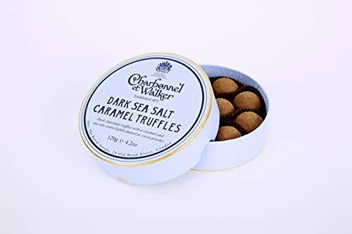 Charbonnel et Walker Dark Sea Salt Caramel Truffles, 4.2 Ounce