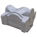 Hug-A-Plug Grounded Right Angle Adapter Plug - White [15a 125v Current Tap]