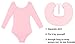 DANSHOW Girls Team Basic Long Sleeve Leotard with Skirt Kid Dance Ballet Tutu Dress(KD3028-S-08)