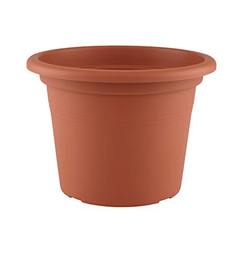 Artevasi Venezia - Maceta cilíndrica (60 cm, 60 cm), Color marrón