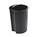 8 Liter/2.2 Gallon Stainless Steel Round Step Trash Can, Brushed Stainless Steel Trash Bin with Plastic Lid (silvery)