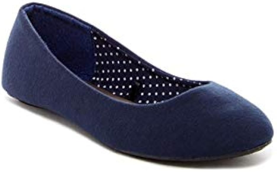girls navy flats