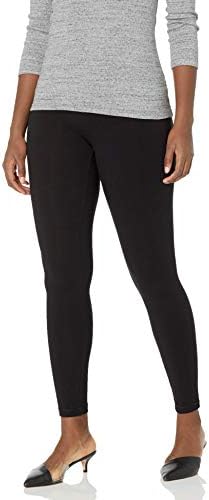 HUE Women's Cotton Ultra Legging with Wide Waistband, Assorted 1 HUE Women's Cotton Ultra Legging with Wide Waistband, Assorted