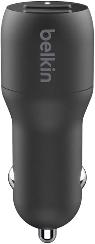 24W Boost Charge, carregador de parede USB duplo + cabo USB-A para USB-C (adaptador USB-A duplo para Pixel, iPad Pro, Nintendo Switch, dispositivos Samsung e mais) — foto 3 de 6