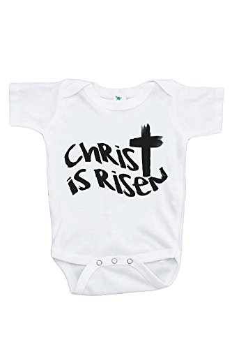 Custom Party Shop Baby's Christ is Risen Religious Easter Onepiece 12-18 Months