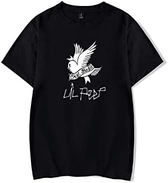Fashion rip Xxxtentacion Shirts Short Sleeve Crew Neck T-Shirts Lil peep Shirt