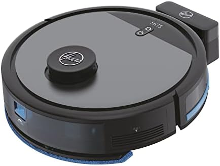 Robot Aspirador y Friegasuelos, Navegación Láser, Wi-Fi, Base de Carga con Retorno Automático, Sensor de Obstáculos, Mapa Personalizable del hogar, Programable [HG5]