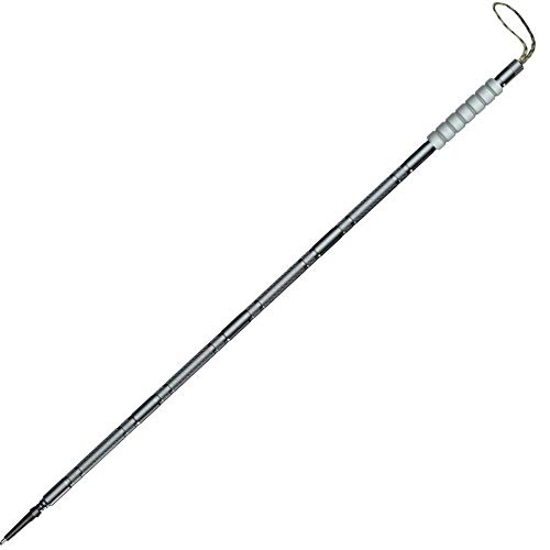 Huayue Trekking Pole Folding Multi-Function Outdoor Hiking Hiking self-Defense Mountain Camping Supplies Set Walking Stick Screwdriver (Color : Grey)