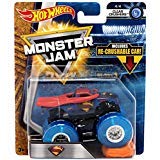 HW 2018 Hot Wheels Monster Jam Superman 4/4 Clear Crushers Re-Crushable Car