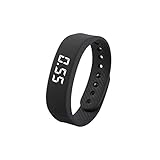 ikeem Activity Tracker|T5 Bracelet Non Bluetooth Fitness Tracker Smart Pedometer Bracelet Step Counter Sports Watch(Black)