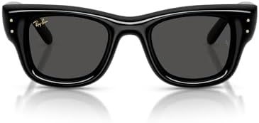 Amazon.com: Ray-Ban RB4421D Sunglasses, Black/Dark Grey, 56 mm