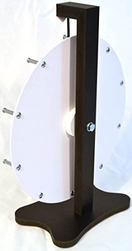 image for Moon Glow Sports 12 inch Prize Wheel-Tabletop Color Spinning Wheel wit