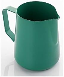 Green Teflon Coated Milk Frothing Jug (1 Litre)