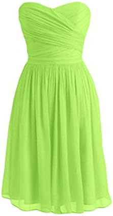 Victoria Dress Gorgeous A-Line Graduation Dresses Sweetheart Bridesmaid Dresses Chiffon-18W-Cyan